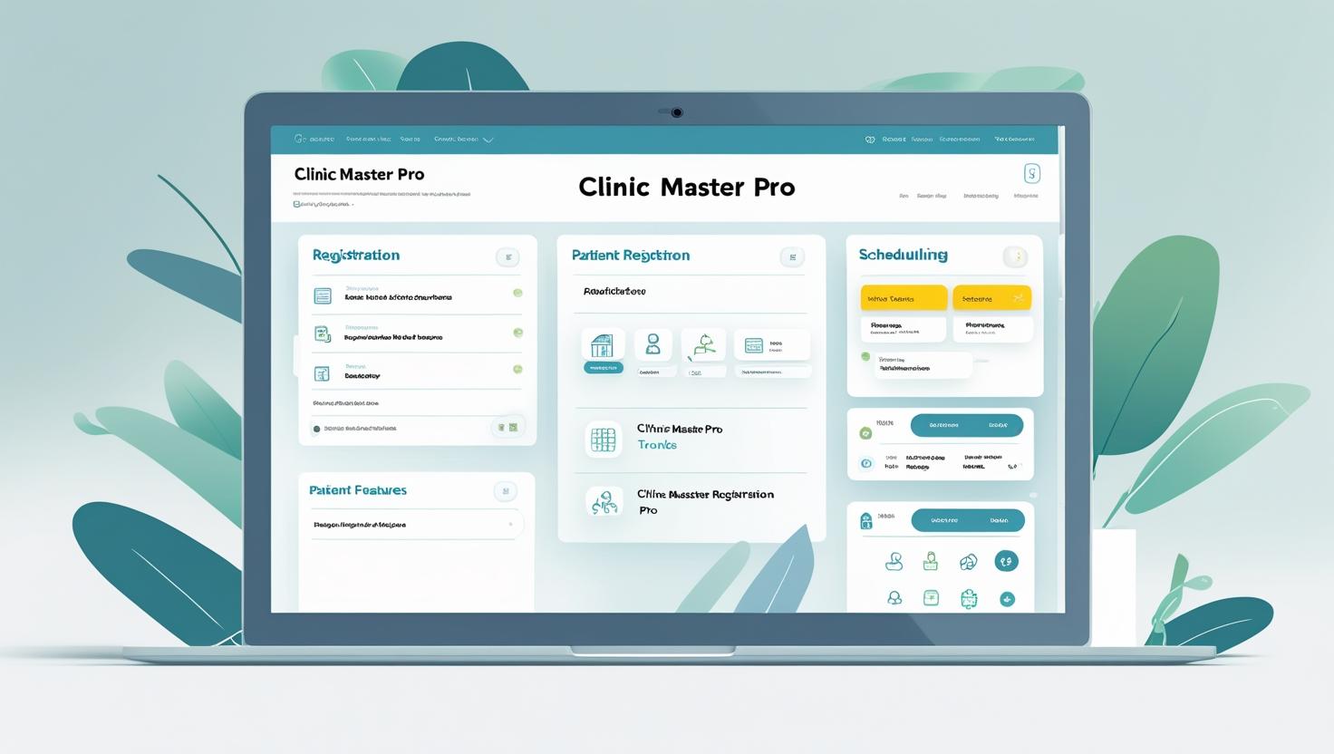 Clinic Management Software Dashboard